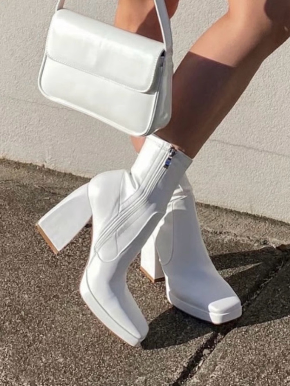 Princess Polly Eastern Boots White